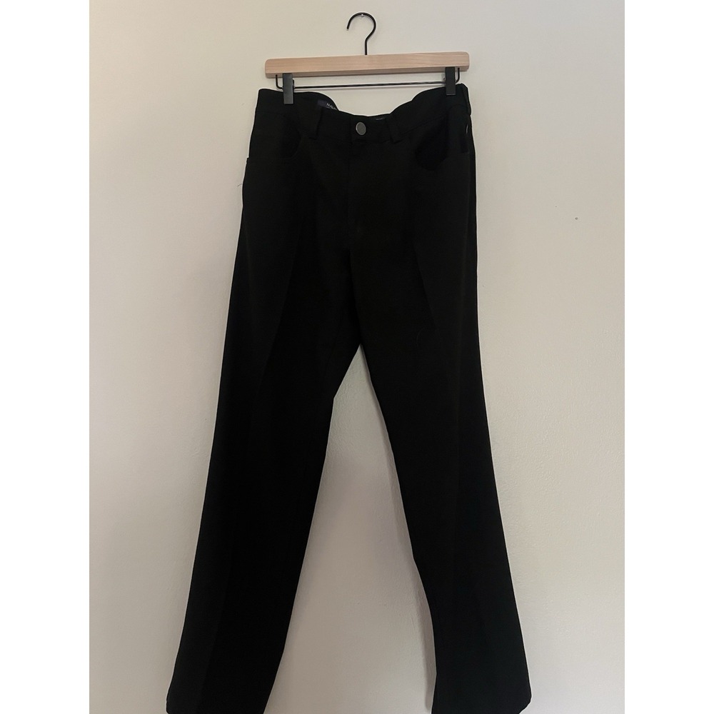Atelier Gardeur 1920 Casual "Wash Out" Straight Leg Pants Black 35x34